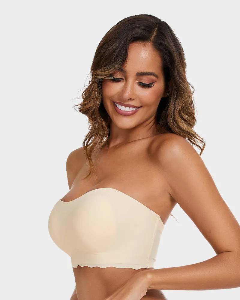 Ultimate Strapless Invisible Push-Up Bra for All-Day Lift and Comfort