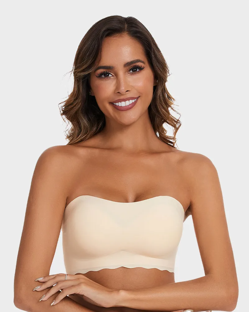 Ultimate Strapless Invisible Push-Up Bra for All-Day Lift and Comfort