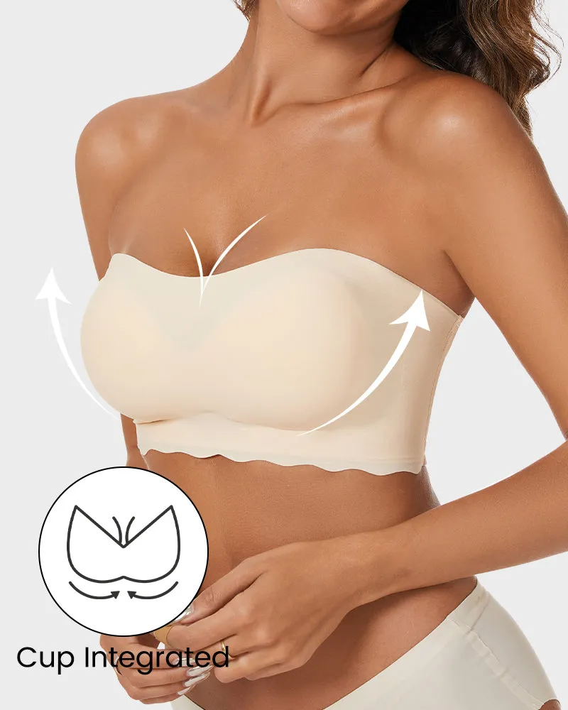 Ultimate Strapless Invisible Push-Up Bra for All-Day Lift and Comfort