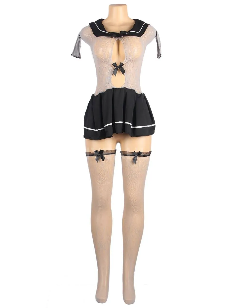 Uniform Temptation Sexy College Style Lingerie Suit