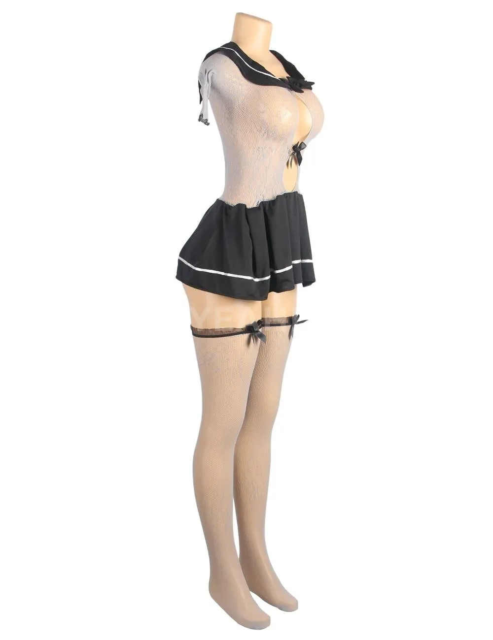 Uniform Temptation Sexy College Style Lingerie Suit
