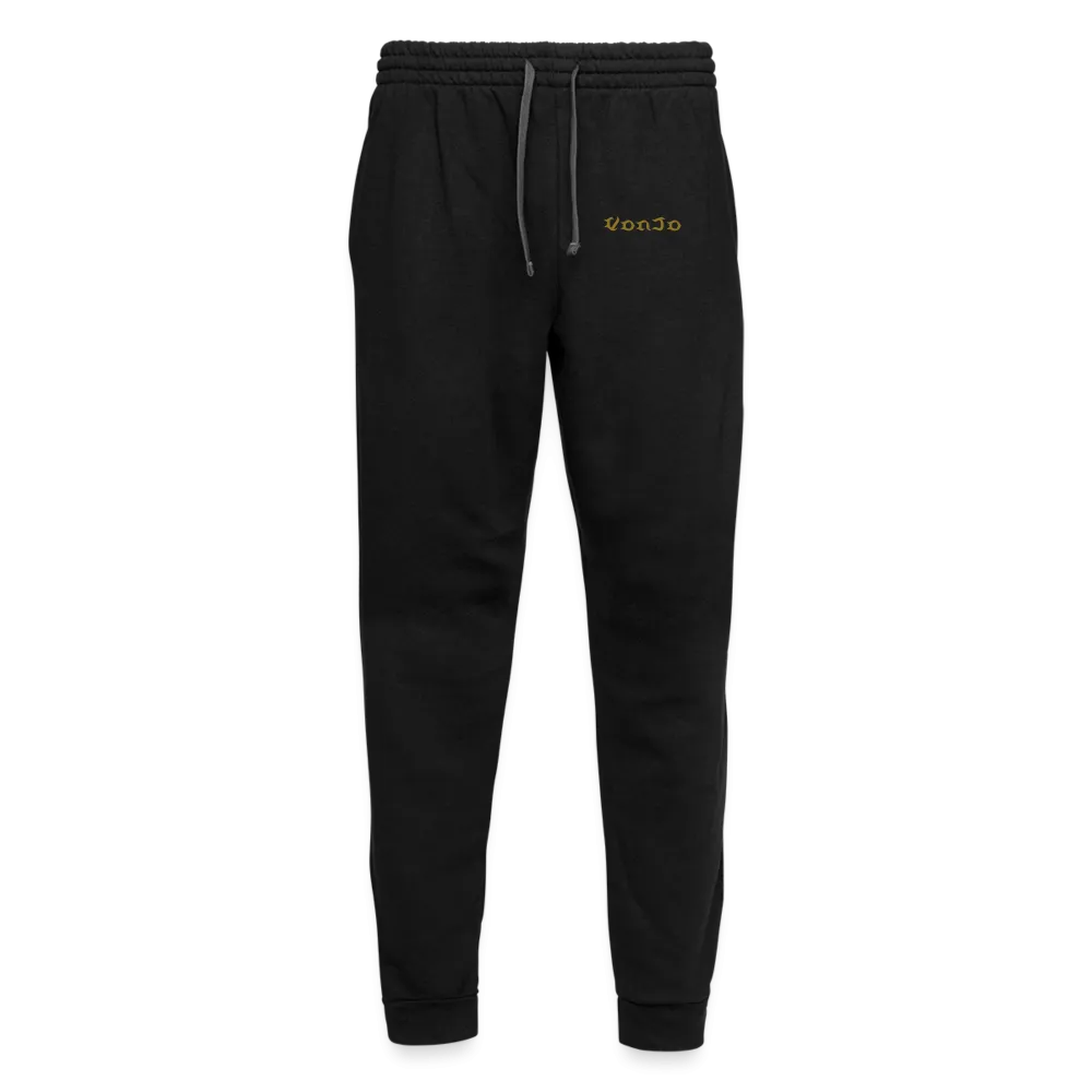 Unisex God is Love Joggers Metallic Gold Letters