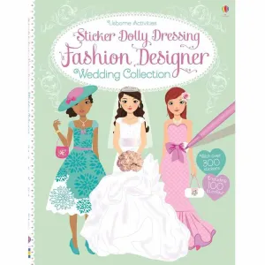 Usborne Sticker Dolls Fashion Designer Weddings Collection