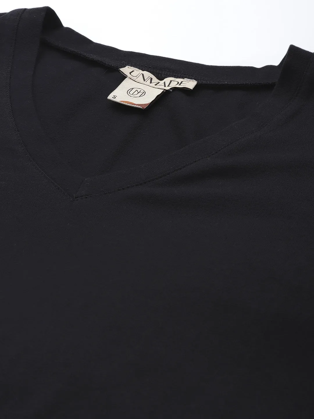 V-NECK PUFF SLEEVE TOP