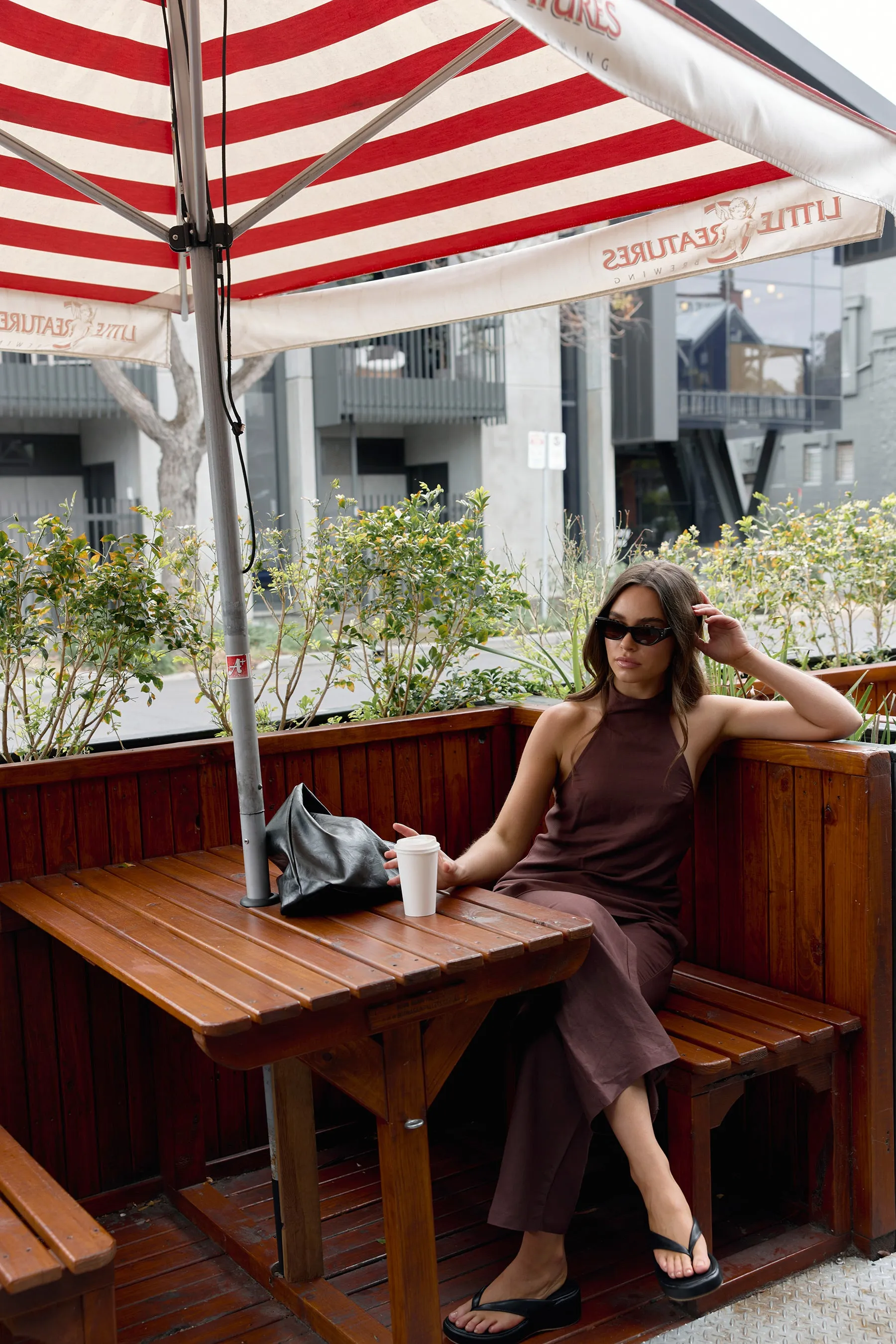 Velora Linen Halter Top