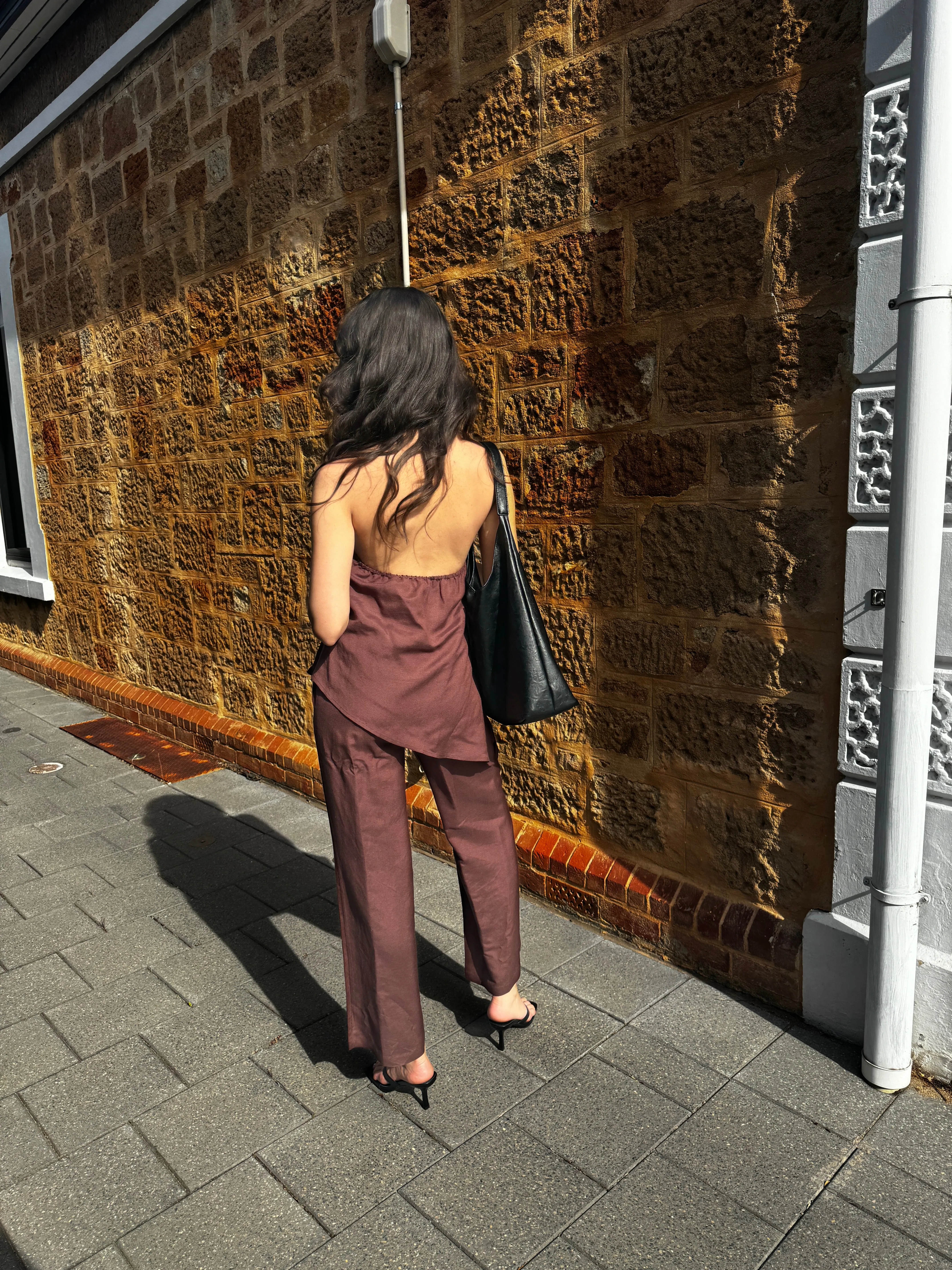 Velora Linen Halter Top