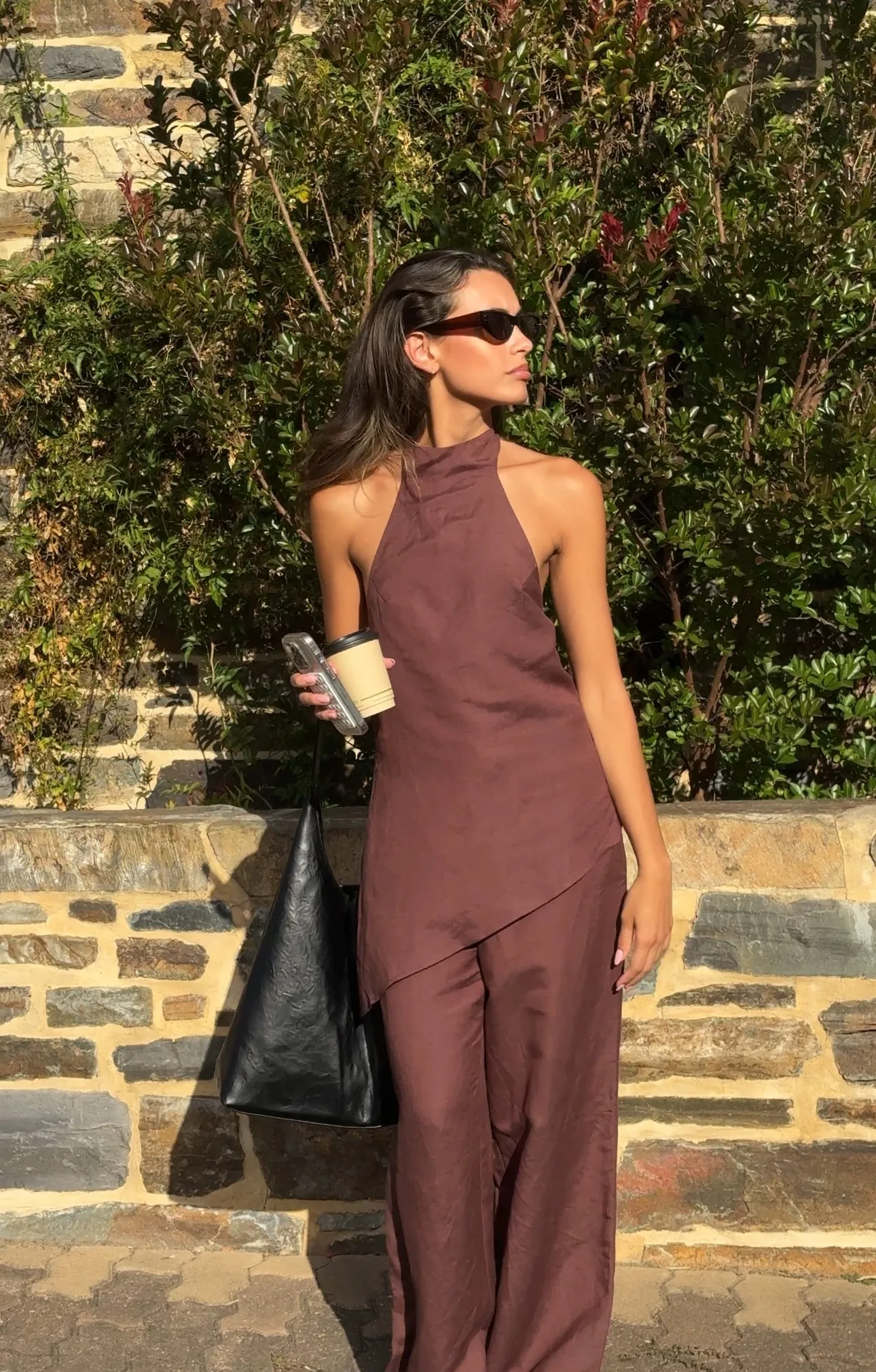 Velora Linen Halter Top