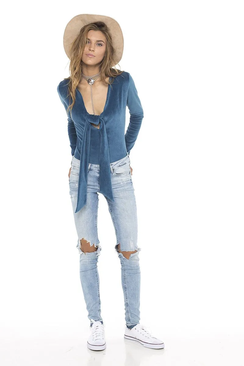 Velour Bodysuit