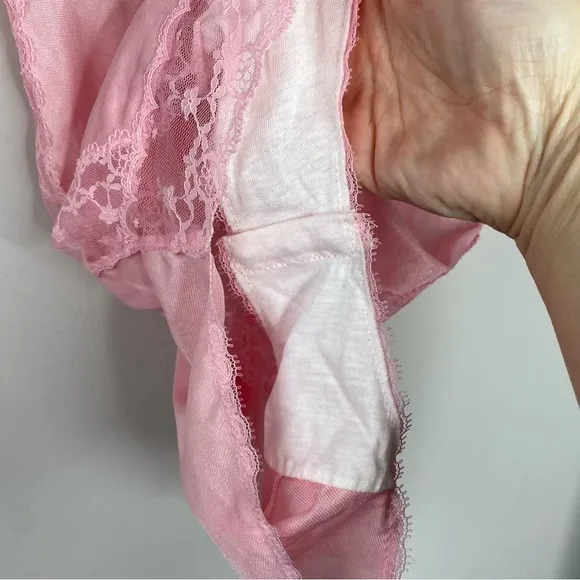 Vintage Kayser Pink Lace and Nylon Teddy - Size 34