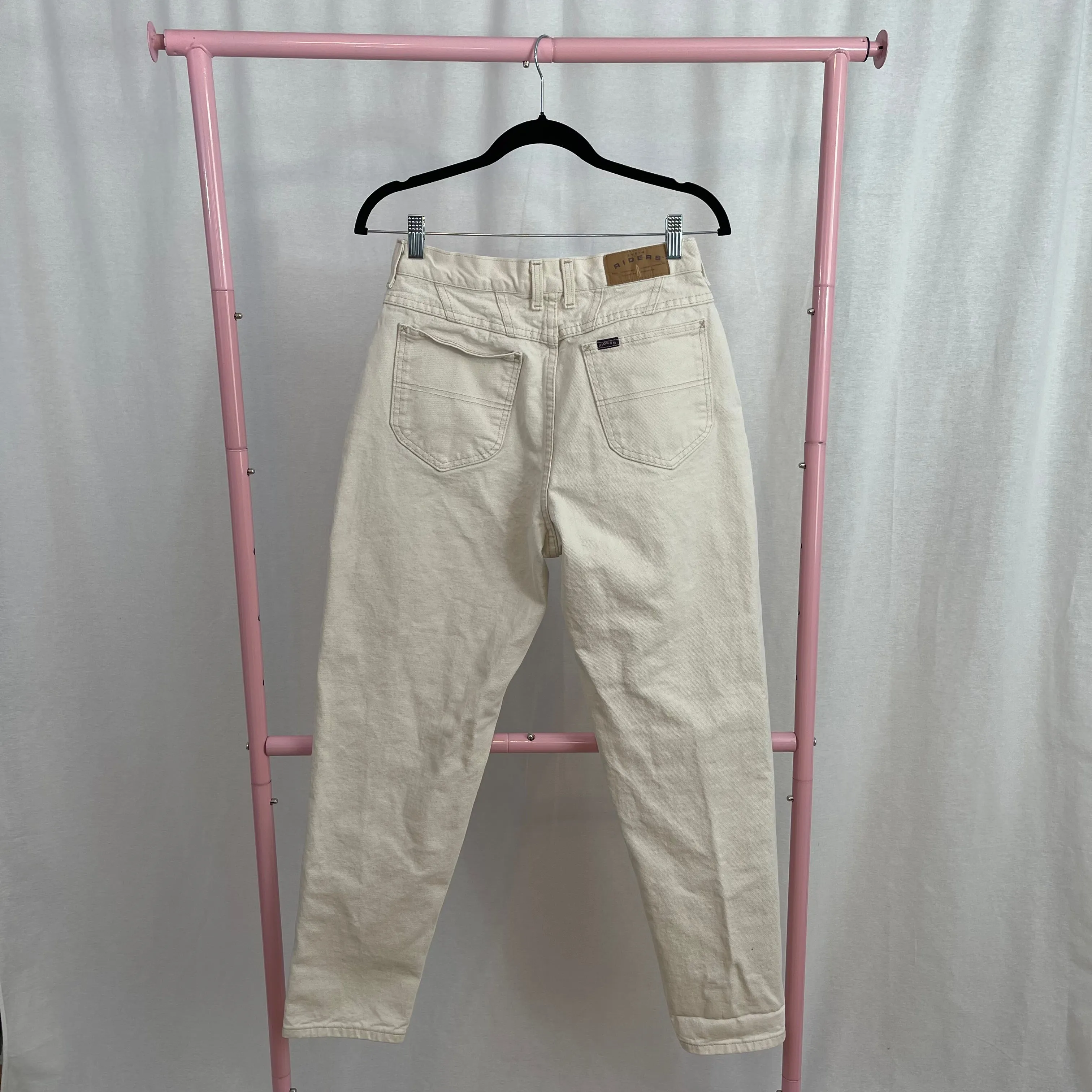 Vintage Riders Pale Brown High Waisted Jeans size 12