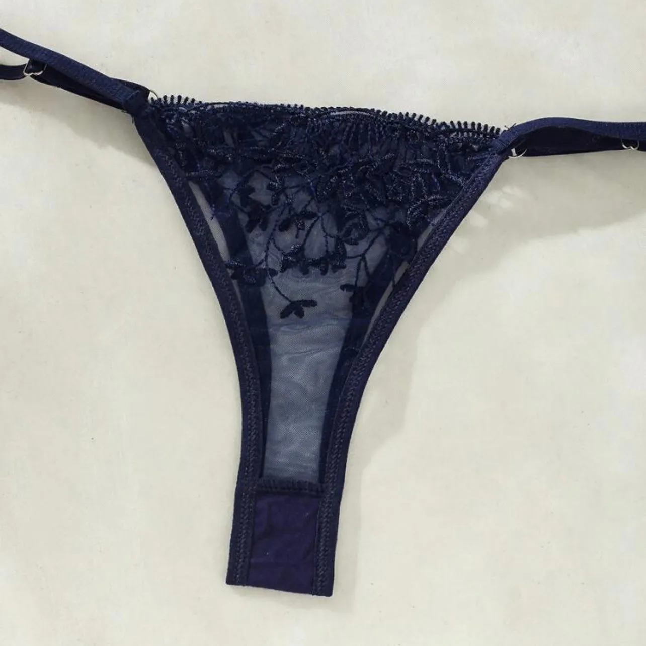 Vivi Two Piece Lingerie - Navy Blue
