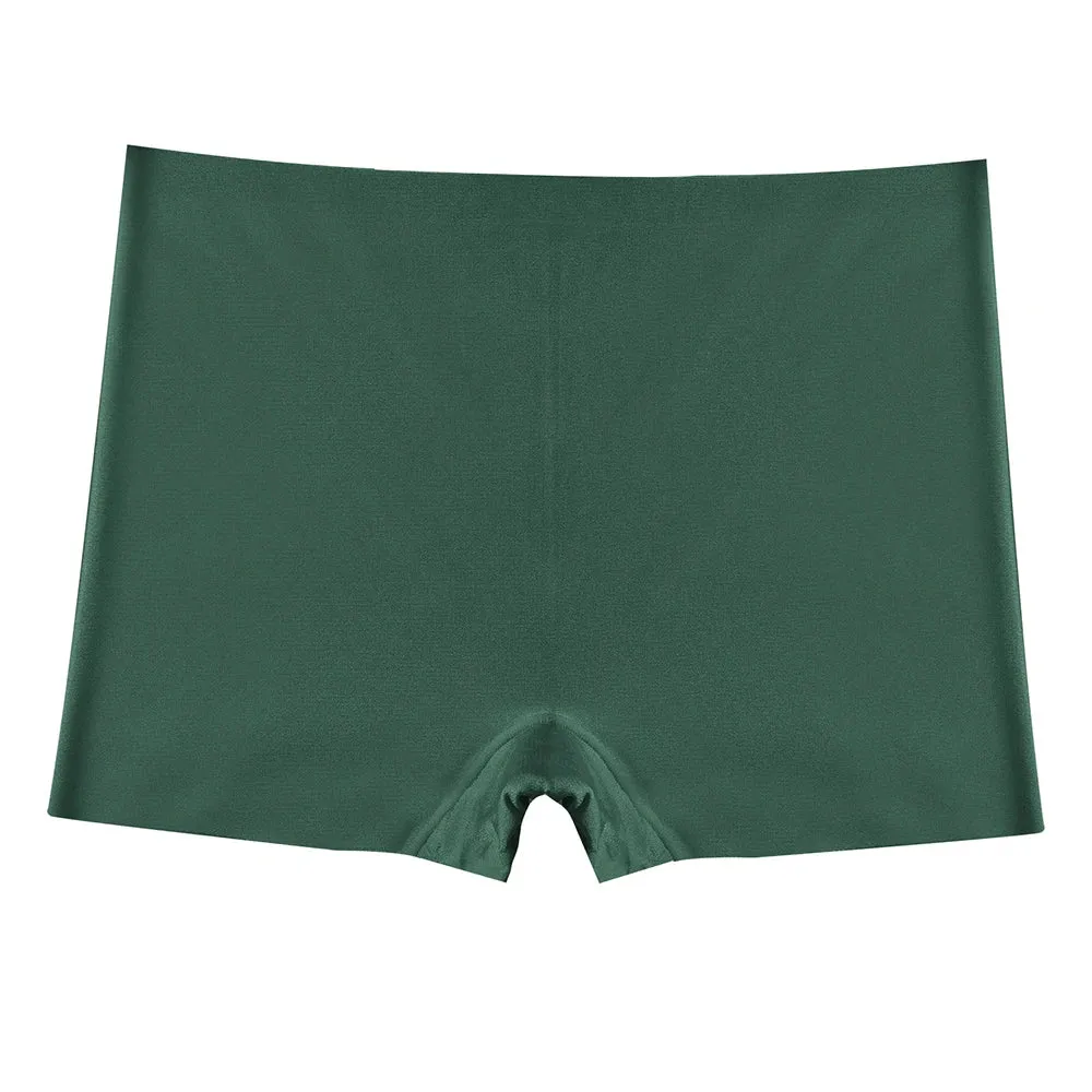 WarmSteps Women's Seamless Ice Silk Boxers Panties - Multicolor Lingerie Underwear