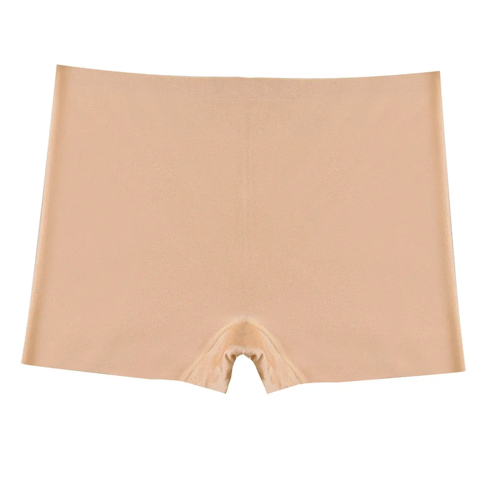 WarmSteps Women's Seamless Ice Silk Boxers Panties - Multicolor Lingerie Underwear