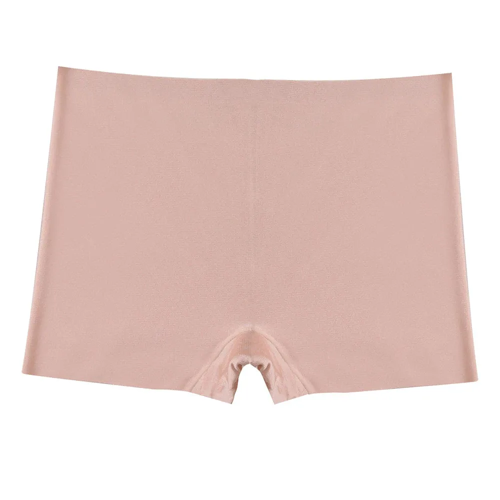WarmSteps Women's Seamless Ice Silk Boxers Panties - Multicolor Lingerie Underwear