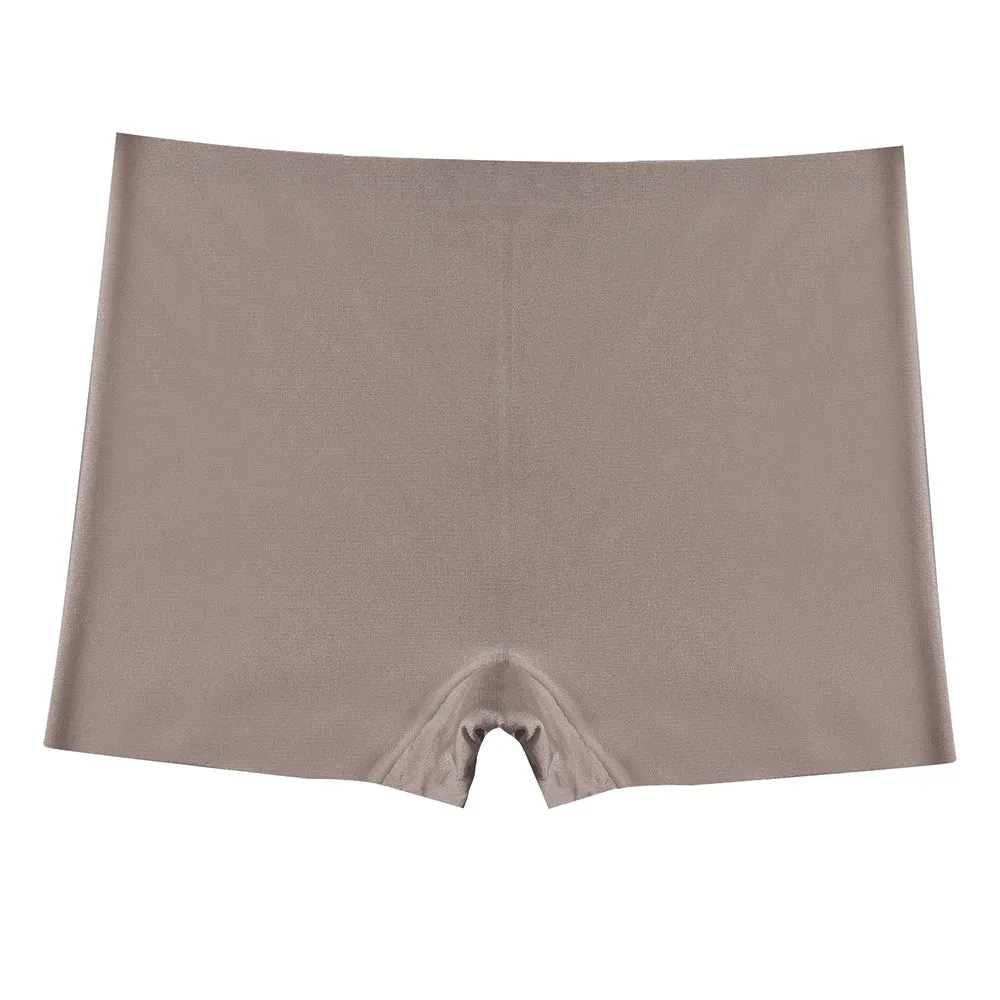 WarmSteps Women's Seamless Ice Silk Boxers Panties - Multicolor Lingerie Underwear