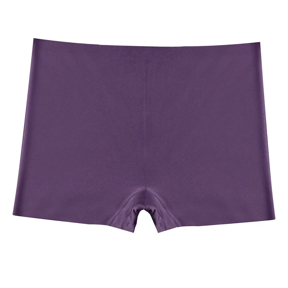 WarmSteps Women's Seamless Ice Silk Boxers Panties - Multicolor Lingerie Underwear