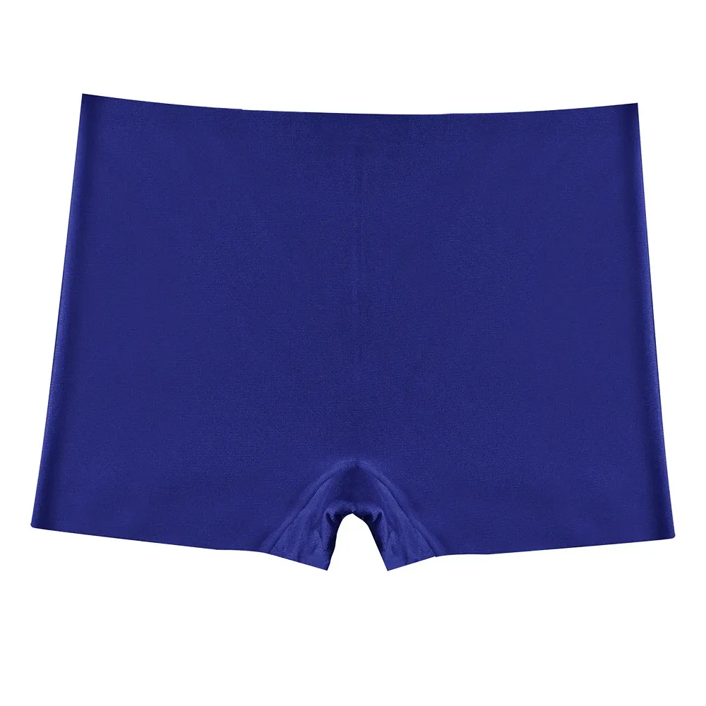 WarmSteps Women's Seamless Ice Silk Boxers Panties - Multicolor Lingerie Underwear