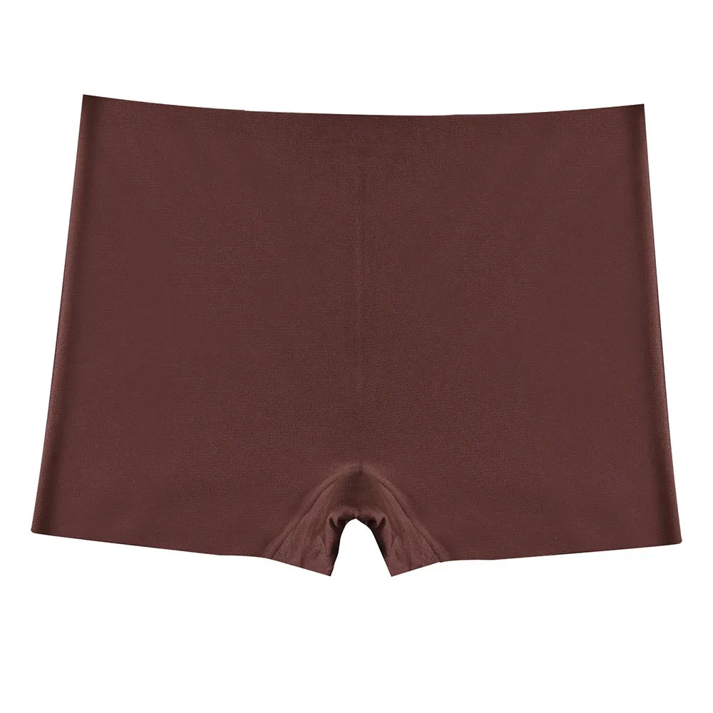 WarmSteps Women's Seamless Ice Silk Boxers Panties - Multicolor Lingerie Underwear