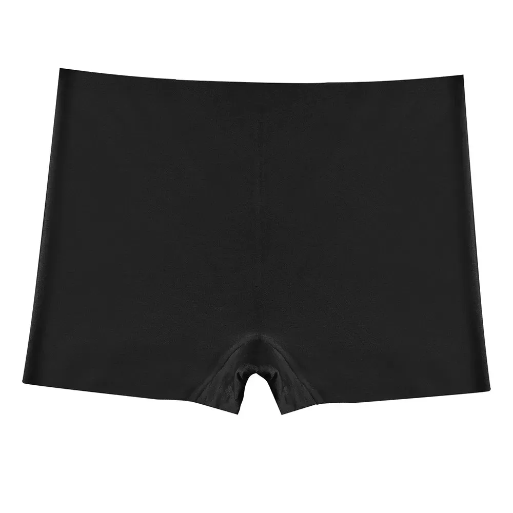 WarmSteps Women's Seamless Ice Silk Boxers Panties - Multicolor Lingerie Underwear