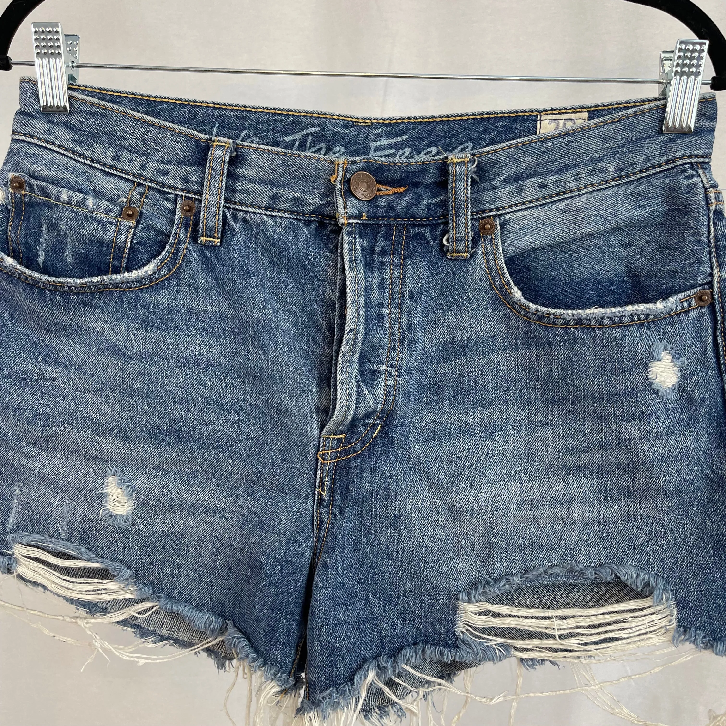 We The Free Denim Distressed Shorts size 29