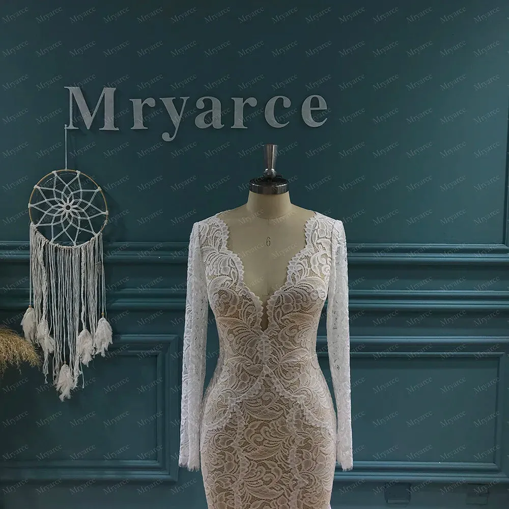 Wedding Guest Dresses: Mermaid Wedding Dress Flexible Boho Bridal Gowns