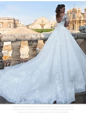 Wedding Guest Dresses: Wedding Dresses Elegant Long Sleeves Appliques Lace