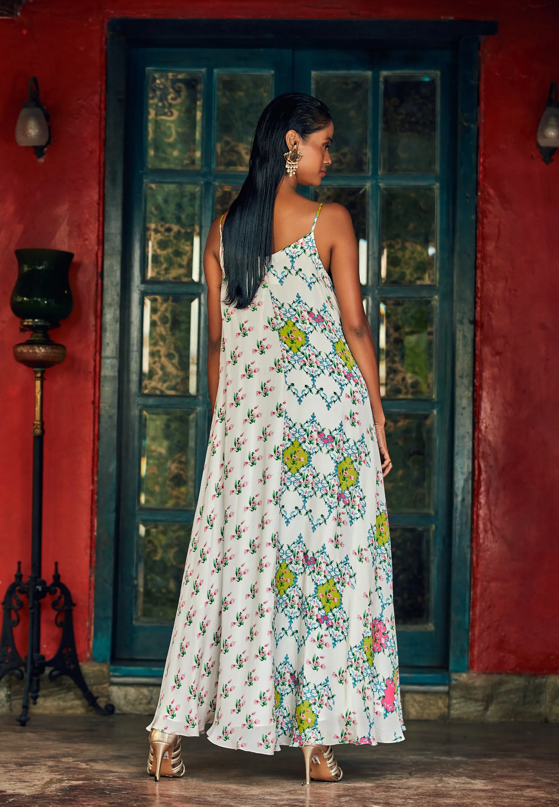 White High Low Dress