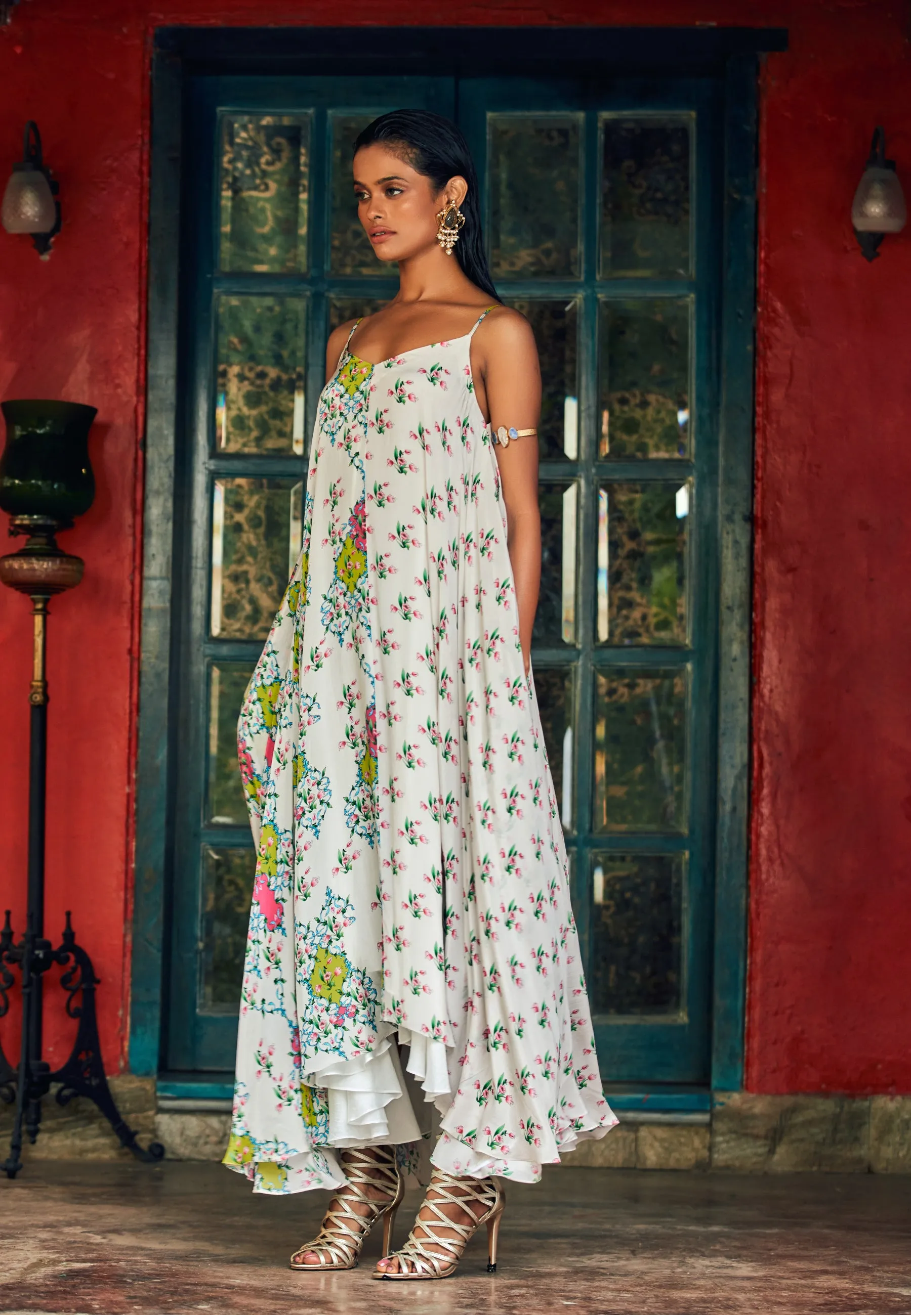White High Low Dress