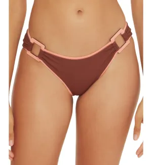 Women's Modern Edge Buckle Hipster Bikini Bottoms
