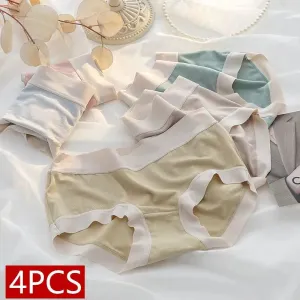Women's Seamless Cotton Panties Breathable Underwear Briefs Sexy Intimate Lingerie