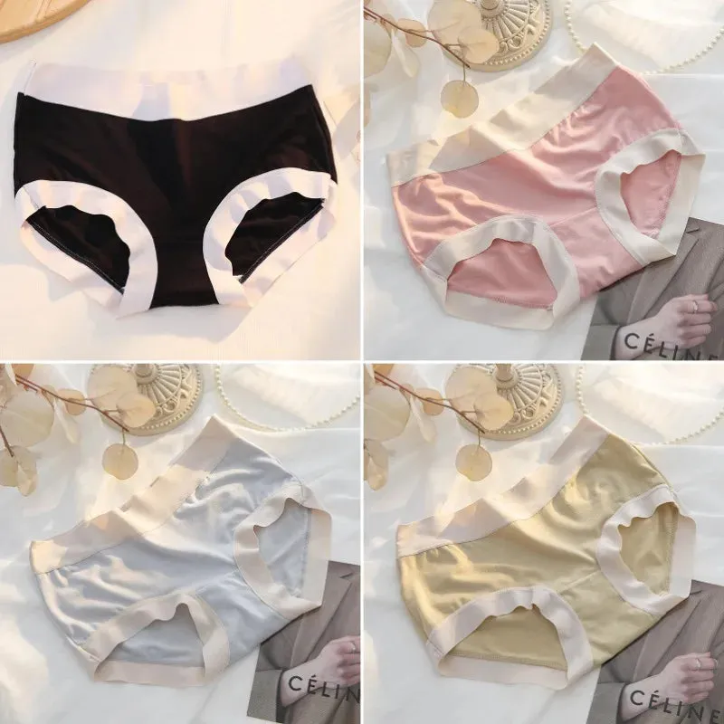 Women's Seamless Cotton Panties Breathable Underwear Briefs Sexy Intimate Lingerie