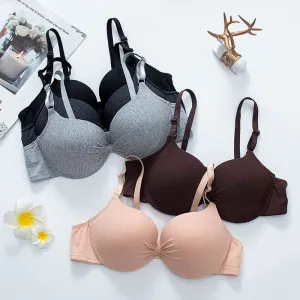Women's Sexy Push-Up One-Piece Thin Bras - Seamless, Breathable Sports Underwear