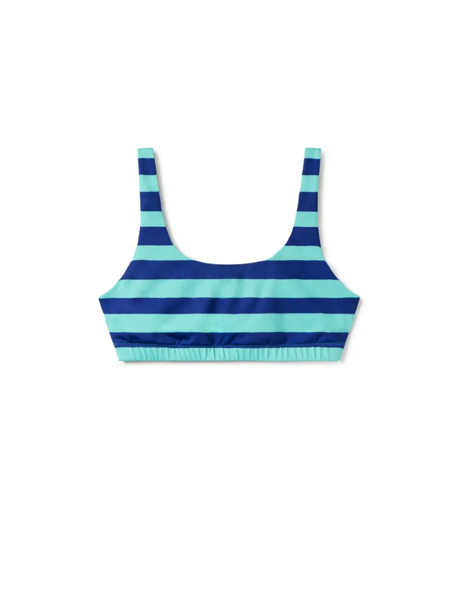 Wyre Bikini Top Big Stripes