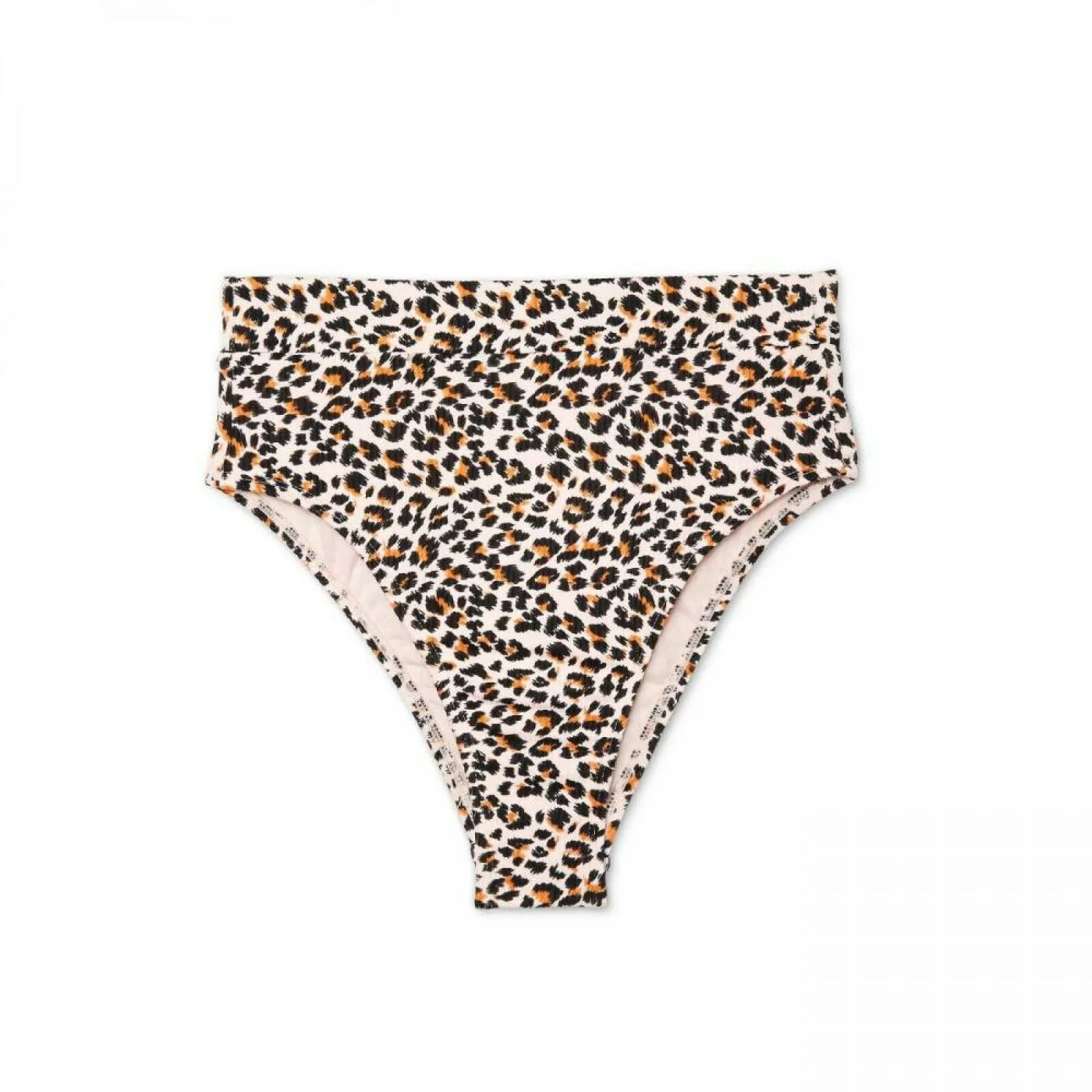 Xhilaration Women's Ribbed Cheeky High Leg High Waist Bikini Bottom