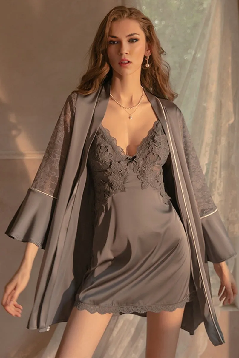 XK0215 Slip Dress Lingerie Set