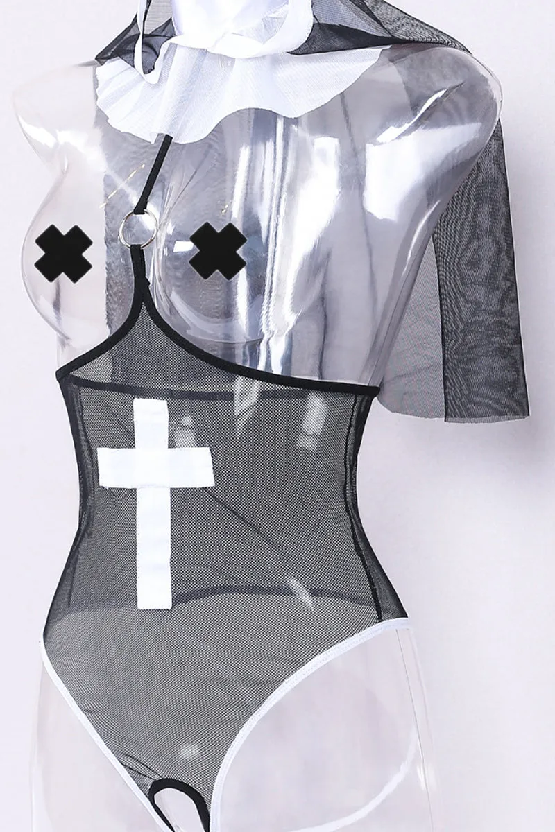 XQ3431 Fishnet Intimate Set