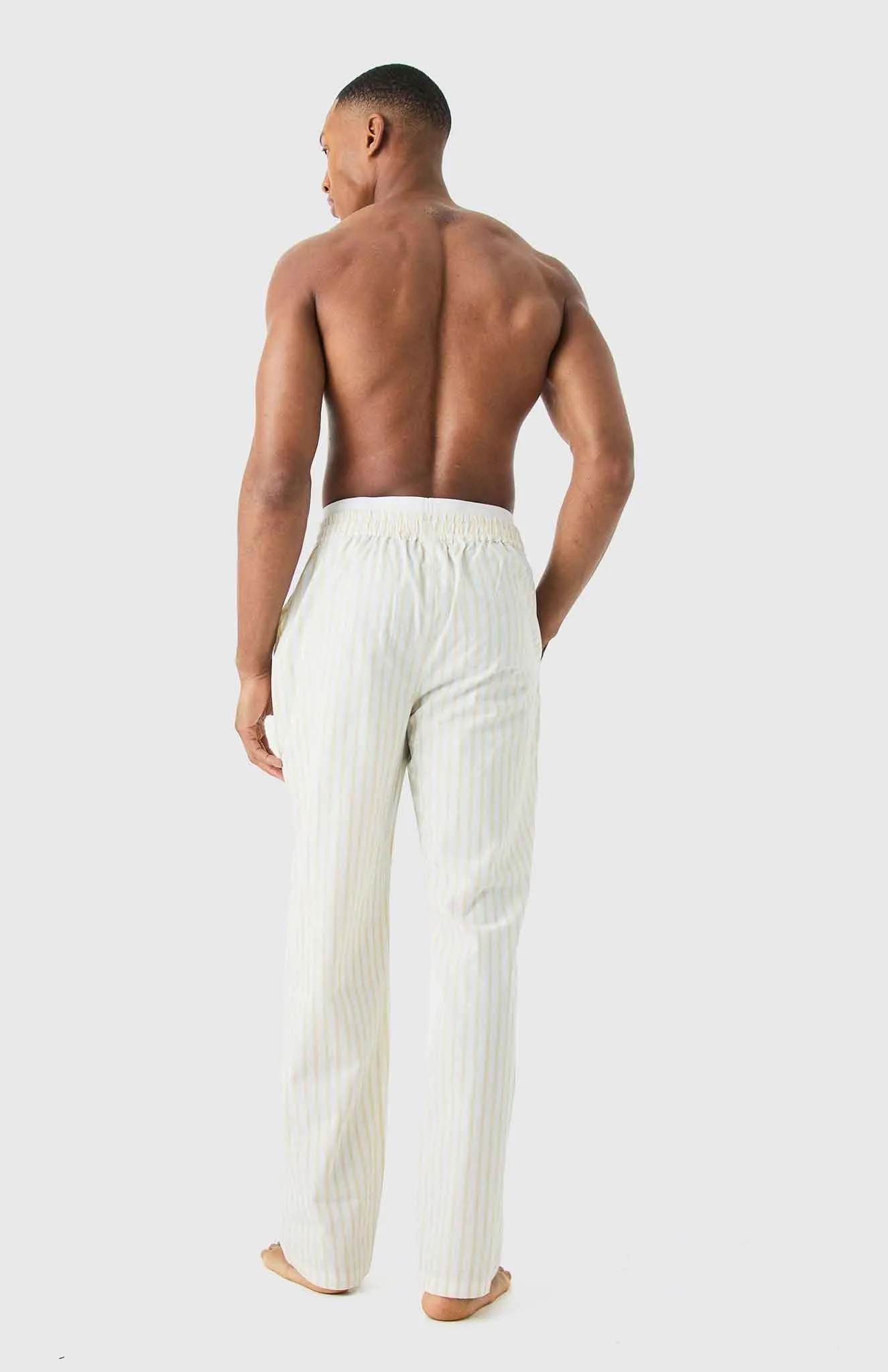 Yellow Pants | Cotton Linen Blend