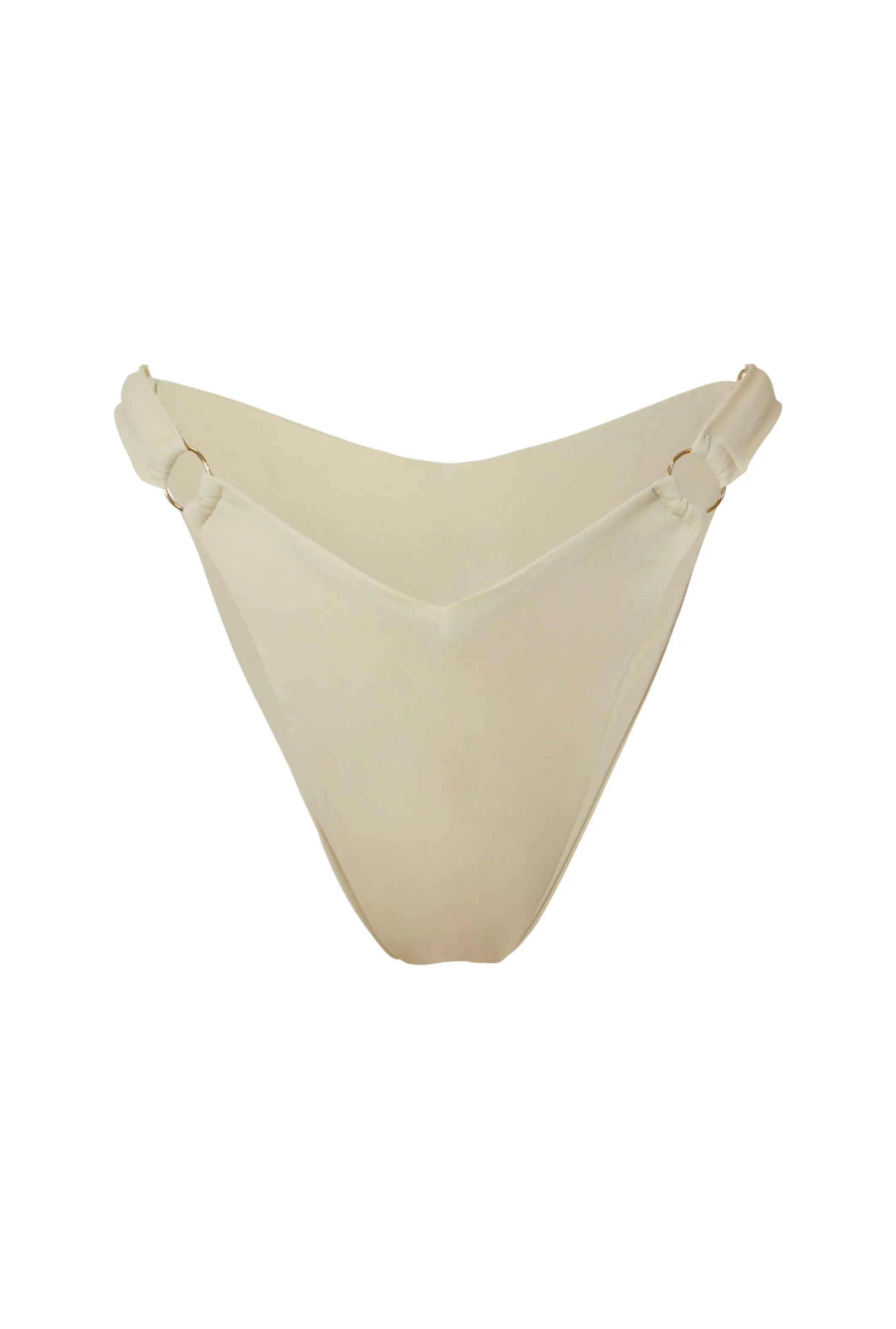 Zanzibar V Shape Bikini Bottom - Vanilla Cream
