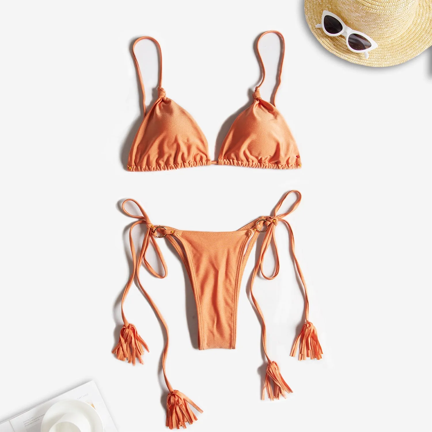 Zara Wildcat Tie Bikini Set