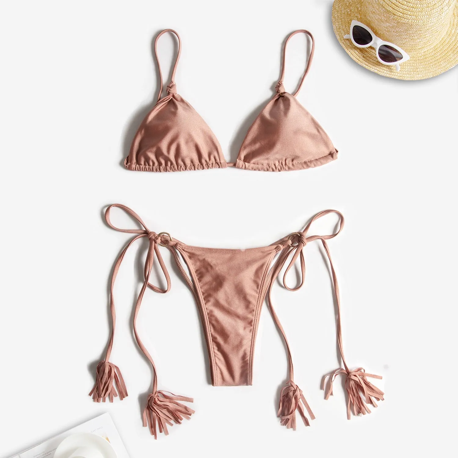 Zara Wildcat Tie Bikini Set