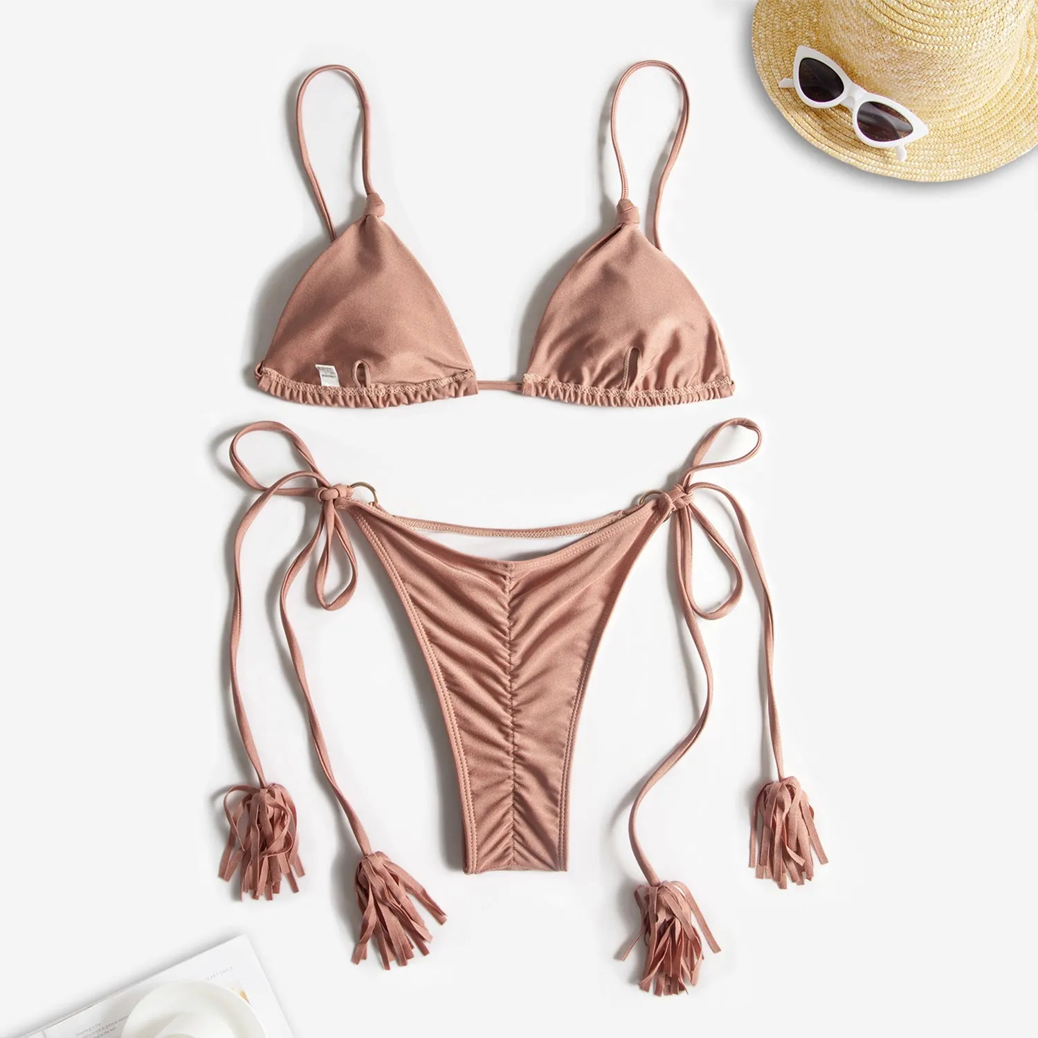 Zara Wildcat Tie Bikini Set